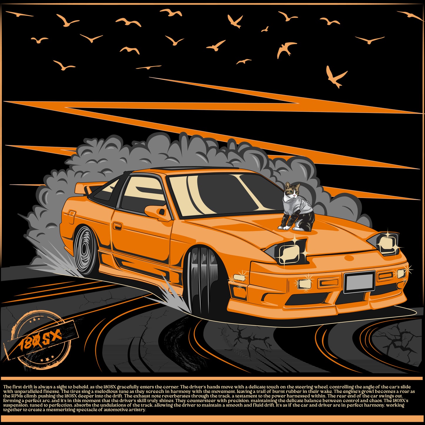 180sx Drift Edition - T Shirt