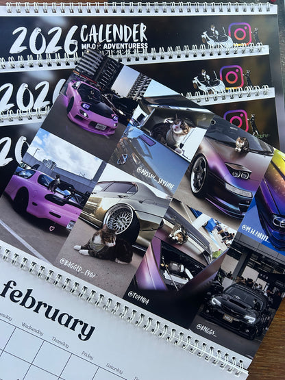 2026 MiloMachines Calendar