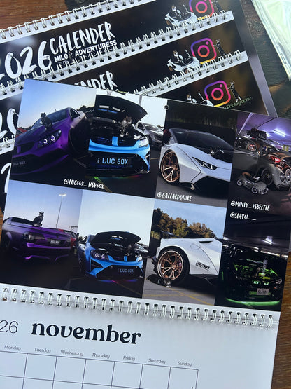 2026 MiloMachines Calendar