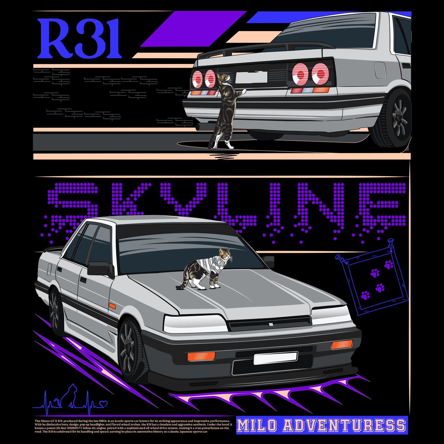 Nissan Skyline R31 - Hoodie