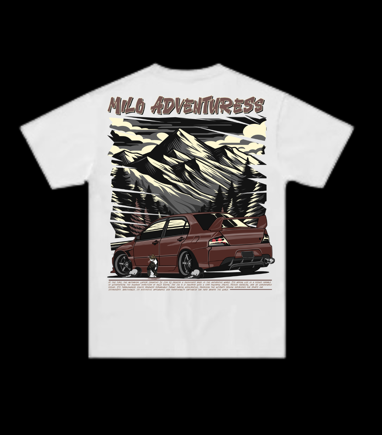 Mitsubishi Evolution // Milo Merch