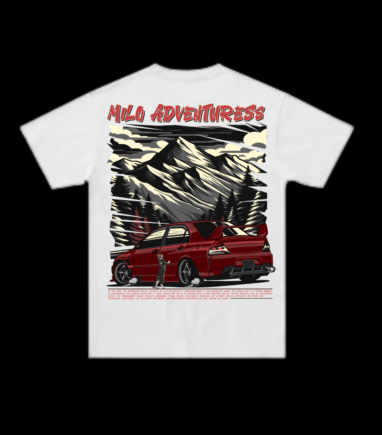 Mitsubishi Evolution // Milo Merch