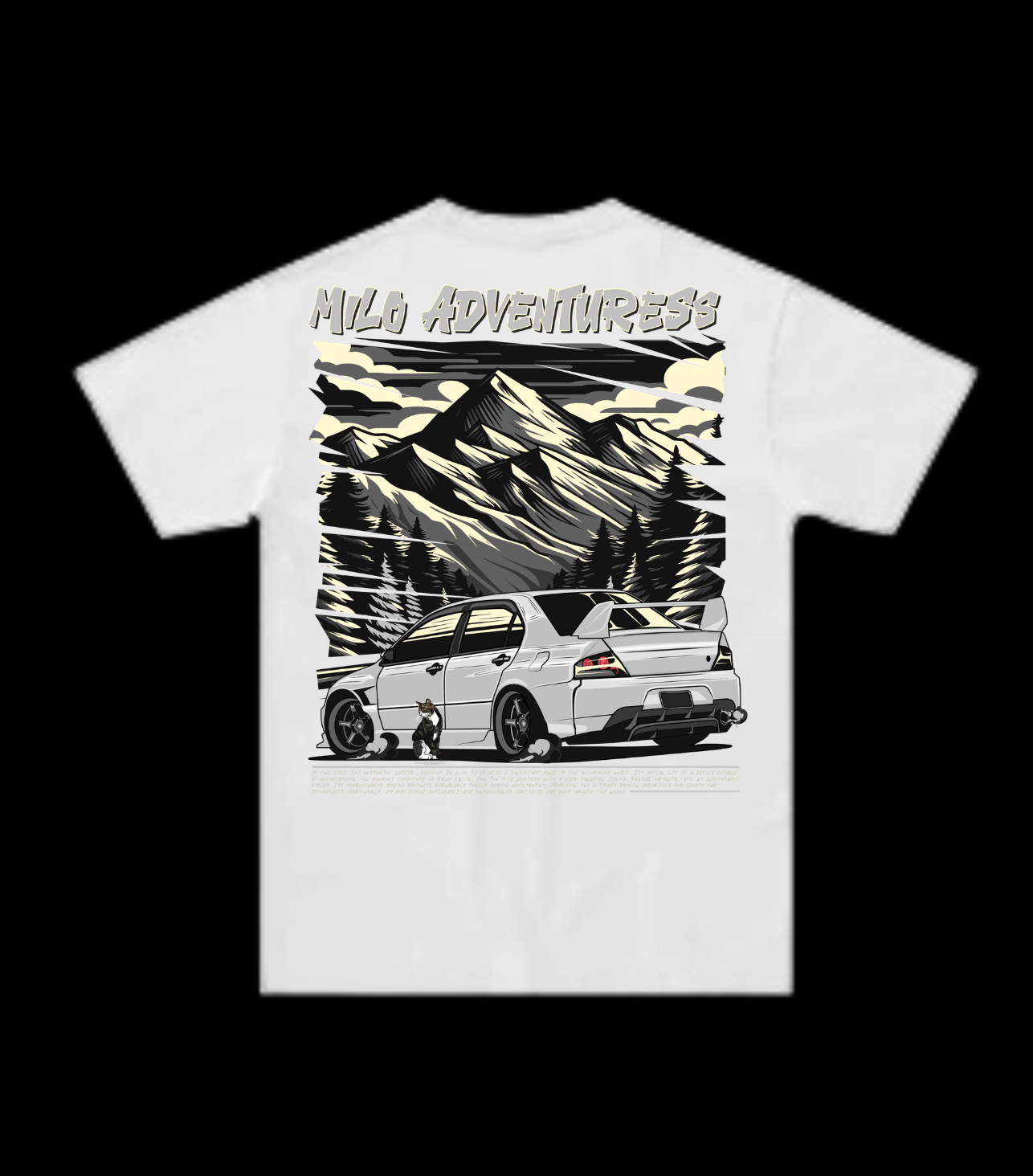 Mitsubishi Evolution // Milo Merch