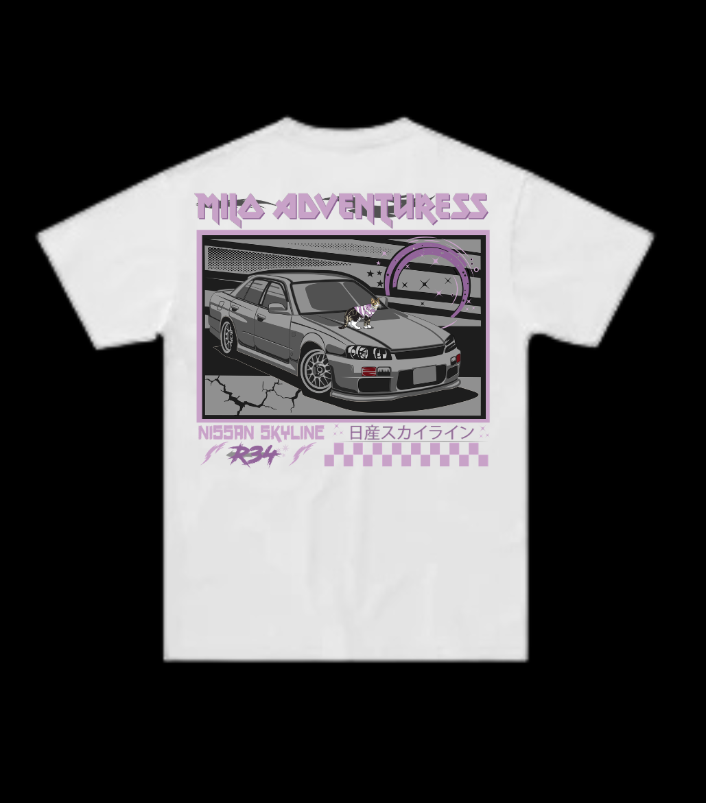 Nissan Skyline R34 GTT // Milo Merch