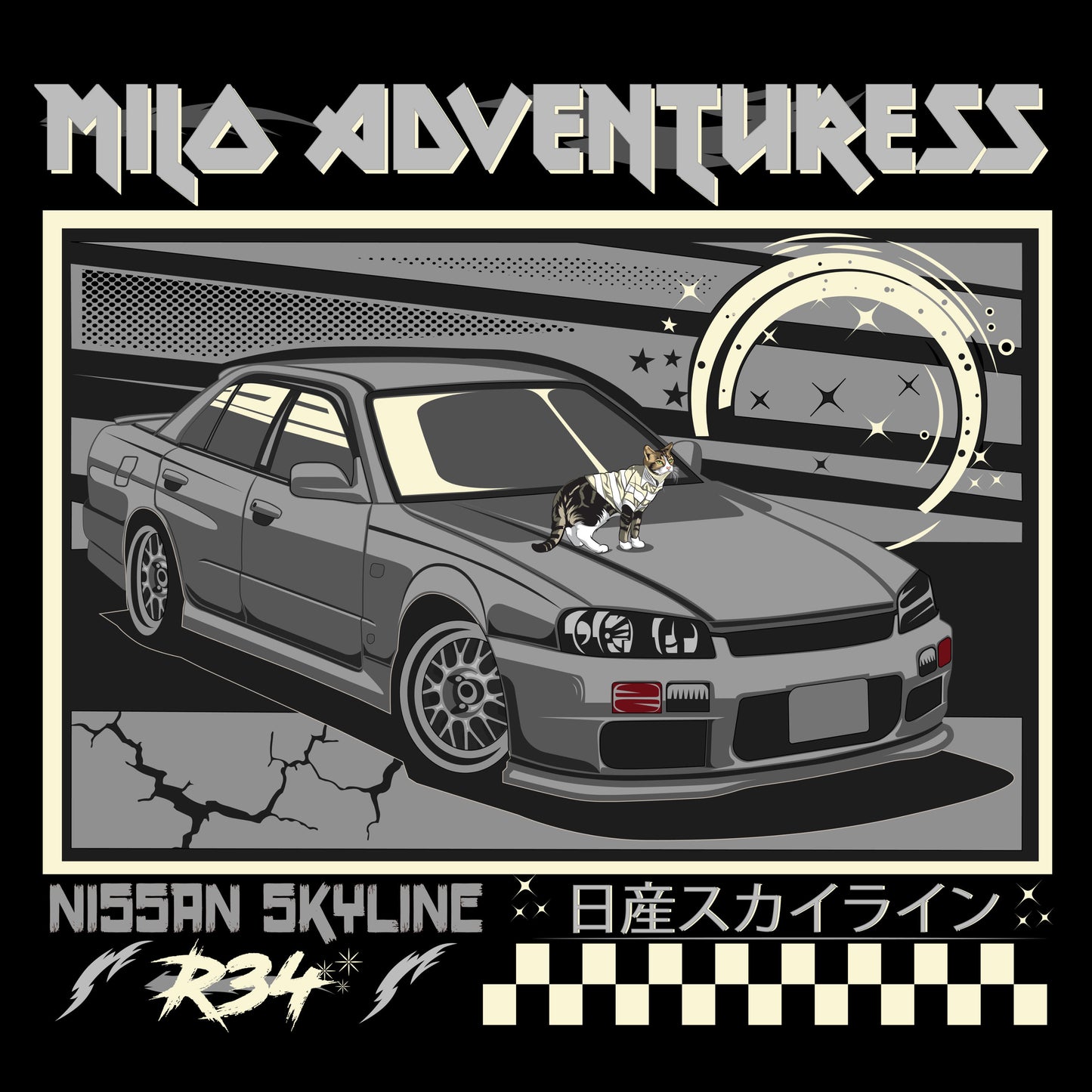 Nissan Skyline R34 - T Shirt