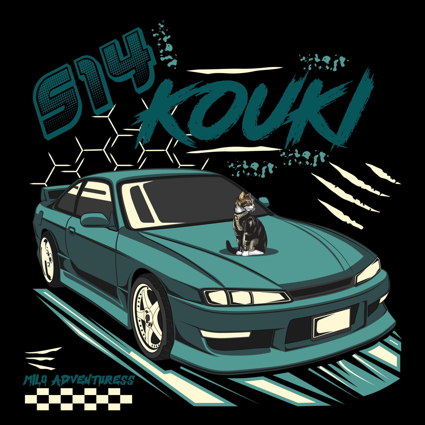 Nissan S14 Silvia - Hoodie