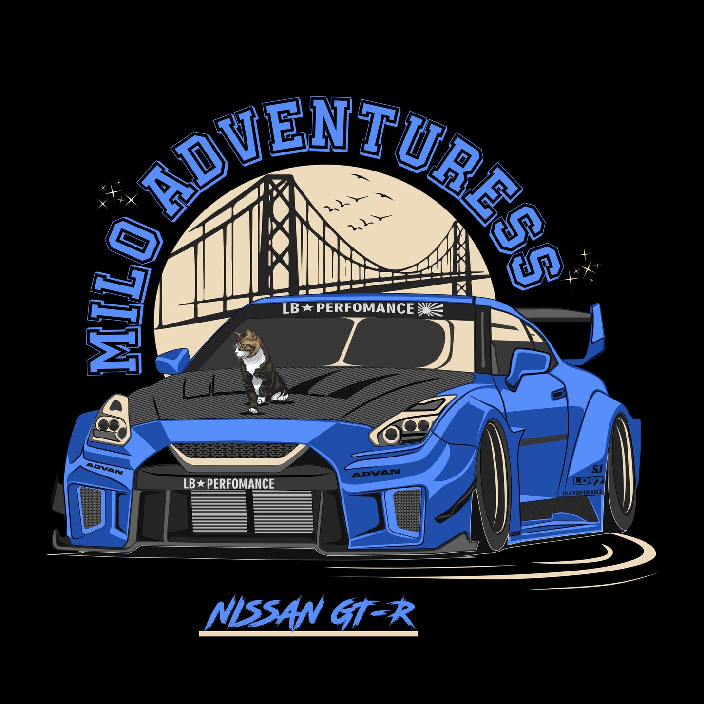 Nissan skyline R35 - T shirt