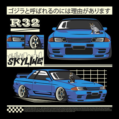 Nissan Skyline R32 - T Shirt