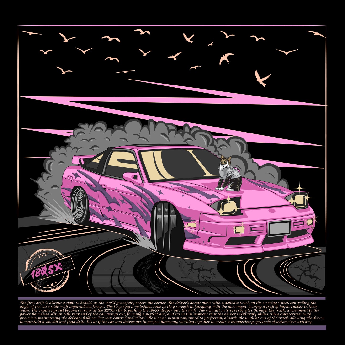 180sx Drift Edition - T Shirt