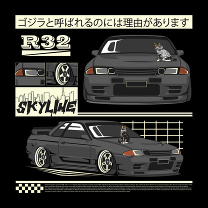 Nissan Skyline R32 - T Shirt