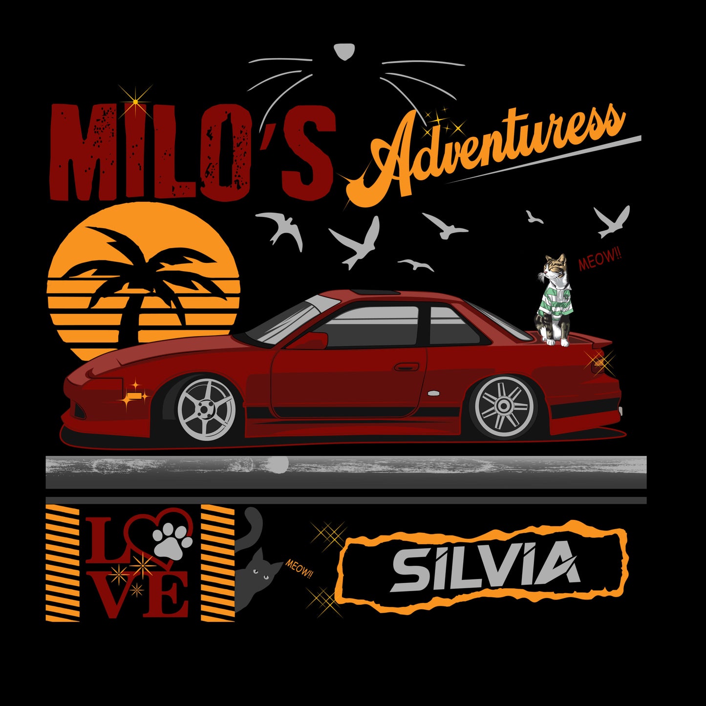 Nissan S13 Silvia - T shirt